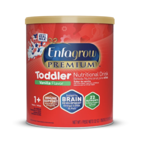 Enfagrow® PREMIUM Toddler Nutritional Drink – Vanilla Flavor Powder – 32 oz Can For a nutritional complement to Toddler diets. SKT Jube 2027